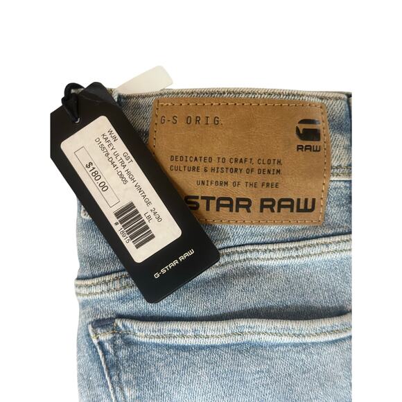 G-Star RAW Kafey Ultra High Skinny Jeans Women's 24/30 - Picture 5 of 6